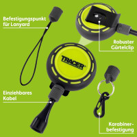 Tracer - Einziehbares Holster mit 3 Aufsätzen (APP1)