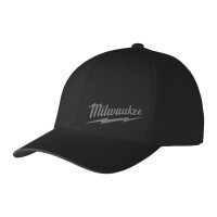 Milwaukee - Baseball Cap Performance, mit UV Schutz, schwarz (BCPBL)