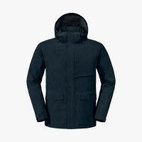 Schöffel PRO - Klassische Wetterschutzjacke "Wind&Wetter ZipIn"  Herren dunkelblau