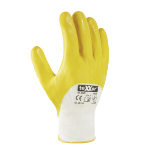 Texxor - Polyester- Handschuhe Nitril beschichtet 3121XX...