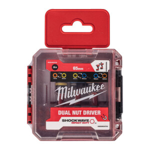 Milwaukee - Shockwave Dual-Size Steckschlüssel Set 3-tlg., magnetisch (4932493559)