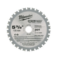 Milwaukee - KREISSäGEBLATT 135x20x1.6x30-1pc METALL (48404070)