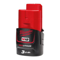 Milwaukee - M12B3 LI-ION AKKUMULATOR 3.0AH  XXX (4932451388)