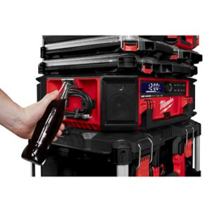 Milwaukee - PACKOUT Netz-/Akku-Radio mit Ladefunktion ohne Akku (M18 PRCDAB+-0) (4933472112)