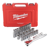 Milwaukee - 1/2" Ratschen u. Nussatz (28 pc) (4932471864)