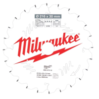 Milwaukee - Kreissägeblatt 216/30 mm 24Z Holz (4932471315)