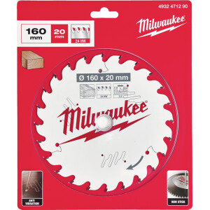 Milwaukee - KREISSÄGEBLATT 160/20MM Z24 HOLZ (4932471290)