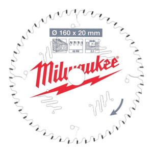 Milwaukee - KREISSSÄGEBLATT HOLZ 160/20MM 48Z HOLZ...