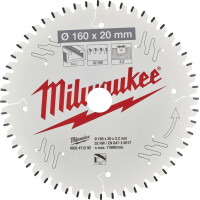 Milwaukee - KREISSÄGEBLATT 160/20MM Z52 HOLZ+ALU (4932471292)