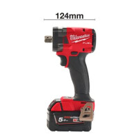 Milwaukee - FUEL Akku-Schlagschrauber 1/2" Vierkant mit Sicherungspin (M18 FIW2P12)