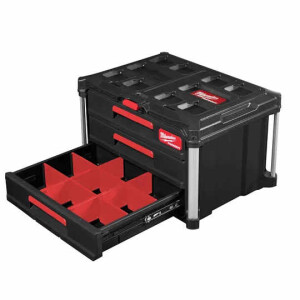 Milwaukee - PACKOUT Koffer mit 3 Schubladen (4932472130)
