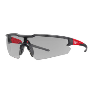 Milwaukee - Schutzbrille, kratzfest, grau Großpack...