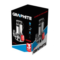 GRAPHITE - Tauchpumpe 650W für Schmutzwasser