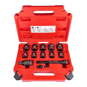 Milwaukee - Schlagnuss-Set 1/2"kurz(13tlg.)SHOCKWAVE...