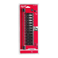 Milwaukee - Schlagnuss-Set 1/4"lang(12tlg.)SHOCKWAVE (4932480453)