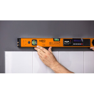NEO - Tools - Digitale Laser - Wasserwaage 60cm mit Display