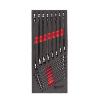 Milwaukee - Ringmaulschlüssel Einlage 15-tlg (4932479827)