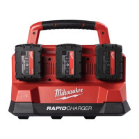 Milwaukee - M18PC6 PACKOUT 6-fach Ladegerät IN2 (4932480162)