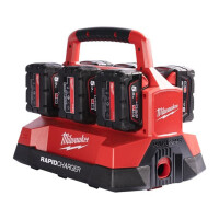 Milwaukee - M18PC6 PACKOUT 6-fach Ladegerät IN2 (4932480162)